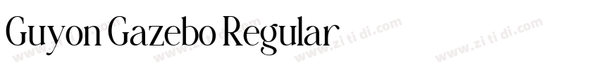 Guyon Gazebo Regular字体转换